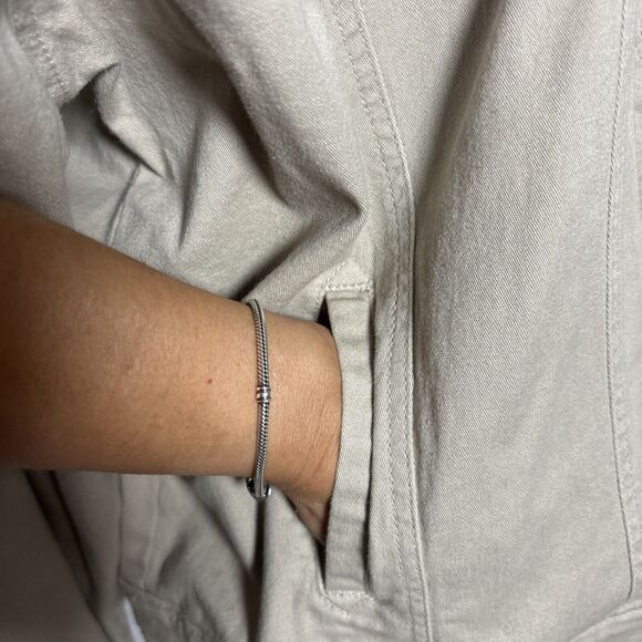 VTG  Womens L Studded Denim Button Up Jacket  Retro Y2K 90’s Fairy - Picture 6 of 11